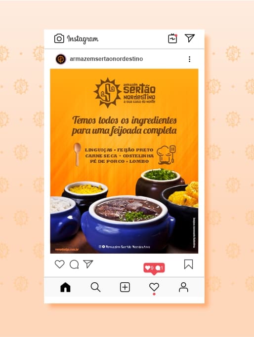 Post Instagram Simbolo Sertao Nordestino